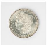 Coin 1885-S Morgan Silver Dollar Brilliant Unc.