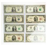 Currency Assorted Silver Certificates & More