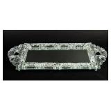VTG Fancy, Mirrored Vanity Tray w / Handles