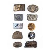 Lot Of 10 Vintage belt Buckles
