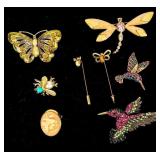 Jewelry Lot of Vintage Costume Jewelry / Signed