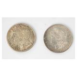 Coin (2)  Morgan Silver Dollars 1887 & 1887-S