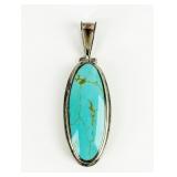 Jewelry Sterling Silver Turquoise Pendant
