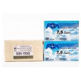 Ammo 92 Rounds Of Swiss 7.5x55 GP11