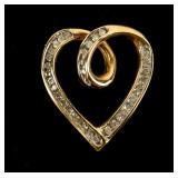 Jewelry 10kt Gold Heart Pendant