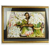 Diego Rivera "Vendedora de Alcatraces" Framed Art
