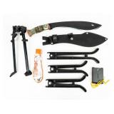 Lot Of 4 Bipods Kukri & Navigation Compass