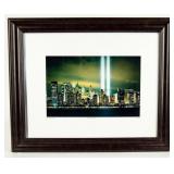 Lot of 2 New York Skyline Photo Prints Framed