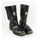 Harley Davidson Leather Riding Boots Size 10M