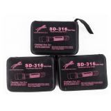 Lot Of 3 Leopard S&D Cutlery Flashlight/Taser