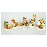 Lot of 5 Hummel Porcelain Figurines