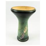 Vintage Roseville Freesia Green Pedestal