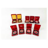 Coin (9)  Canadian Silver Dollars 3.37 Troy Oz