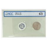 Coin 1885-0 Morgan Silver Dollar NGC MS63  GSA SP