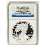 Coin  2011-W American Silver Eagle NGC 70 Ultra C.