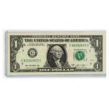 Currency 2013 Binary $1 Federal Reserve Note BU
