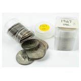 Coin (40) Kennedy 40% Silver Half Dollars XF / BU