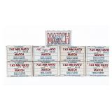 Ammo 180 Rounds Lake City 7.62 NATO Match Vintage