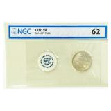 Coin 1922 Peace Silver Dollar NGC MS62 GSA