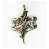 Jewelry Sterling Silver Abalone Shell Bracelet
