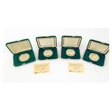 Coin (4) Canadian $20 Silver Olympic Coins W Cases
