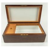 Vintage Cigar Humidor - 2 Compartments