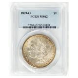 Coin 1899-O  Morgan Silver Dollar PCGS MS62