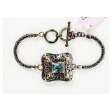 Jewelry Sterling Silver Topaz Bracelet