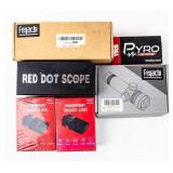 Mixed Lot Of Weapon Mounted Lights/Lasers & Optics