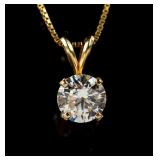 Jewelry 14kt Yellow Gold Quartz Necklace