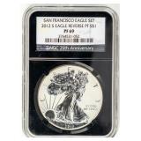 Coin  2012-S American Silver Eagle NGC 69 Rev. Pr