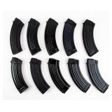 Magazine Lot Of 10 AK Pattern 30 Round Capacity
