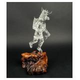 Lewis Wilson Glass Kachina  Awatovi Monster Man