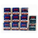 Ammo CCI 40Gr 22WMR FMJ & Hollow Point 550 Rounds