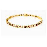 Jewelry 14kt Yellow Gold Ruby & Diamond Bracelet