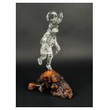 Lewis C. Wilson Glass Kachina  Ram Dancer