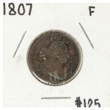 Coin 1807 Draped Bust Half Cent in Fine