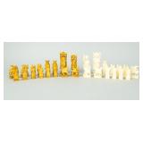 Vintage Carved Ivory Figurines   Great for Jewelry