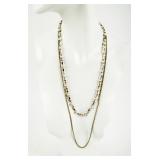 Jewelry Lot of 2 Sterling Silver Chain Necklaces