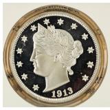 Coin .999 Fine Silver "America