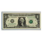 Currency 1988 Repeater $1 Federal Reserve Note BU