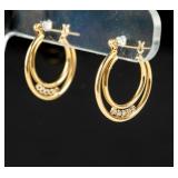 Jewelry 14kt Yellow Gold Hoop Earrings