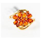 Jewelry 10kt Yellow Gold Fire Opal Ring