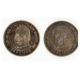 Coin (2) .999 Fine Silver Martin Luther King