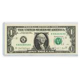 Currency 1988 Repeater $1 Federal Reserve Note BU