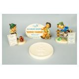 Lot of 4 Hummel Porcelain Figurines