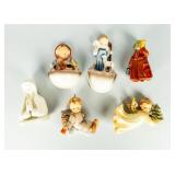 Lot of 6 Hummel Porcelain Figurines