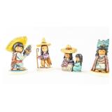 Lot of 4 Goebel DeGrazia Figurines