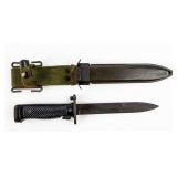 Knife HTK M/62 Danish Bayonet With U.S. Scabbard