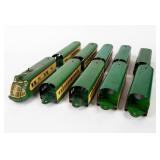 Lot of 10  Marx Train Engine & Cars